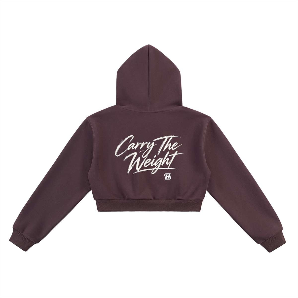 Carry The Weight Essential Cropped Hoodie