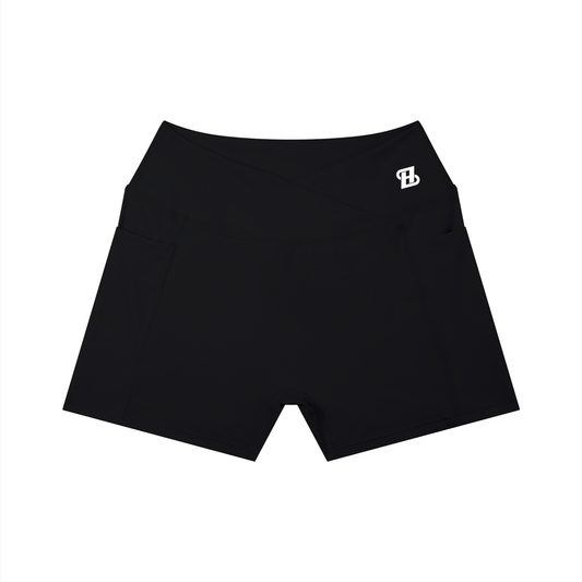 High Standard Women’s High Rise Pocket Yoga Shorts