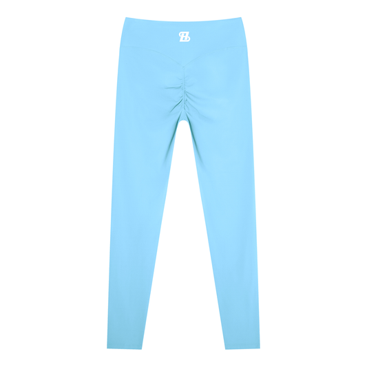 High Standard Women’s High-Waisted Wrinkle Seam Leggings